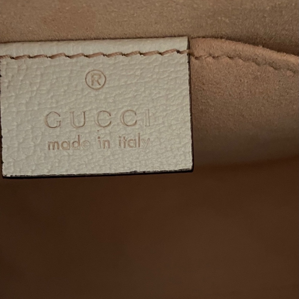 ✨NEW!✨GUCCI✨GG GUCCISSIMA SUPREME FLORA CANVAS & LEATHER PADLOCK CHAIN BAG - Picture 12 of 16